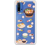 Funda original compatible con Xiaomi Redmi 9T/Pocophone M3 - Patron comida asiatica