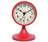 Reloj despertador analógico de metal Silencioso Negro con soporte desmontable Retro
