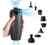 Bomba de Aire Eléctrica 20PSI, infador Eléctrico, with 7 Boquillas de aire y adaptador, infador rápido 2 en 1/deftractor para Bote inflable/Kayak