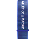 SAVE FAMILY Correa Recambio Tela Azul Ed. Atletico de Madrid Compatible con los modelos SaveWatch + Senior Enjoy Superior