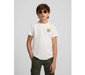 Silbon Camiseta Logo Smile Blanca Para Niño