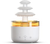BIT Difusor de aromaterapia humidificador de Aire ultrasónico, relajante, Gotas de Agua, Sonido, aceite esencial, difusión de Aroma para dormitorio