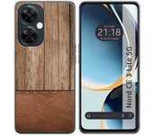 Funda Silicona para Oneplus Nord CE 3 Lite 5G diseño Madera 09 Dibujos
