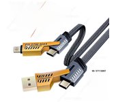 4in1 PD 27W USB C Cable For Apple iPhone Fast Charging Type C Cable For Samsung Xiaomi Redmi POCO 65W Quick Charge USB Date Line