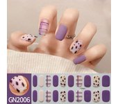 DIY Nail Stickers 20 Finger Adhesive Nail Sticker Full Paste With Package And Nail File