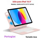 Folio Magic Keyboard For iPad 10 10th Generation 2022 10.9 Inch Smart Case Spanish Portuguese Hebrew German AZERT Keyboard Cover