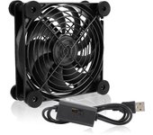 Ventilador Diy Pc Er Tv Router Box Ing Silencioso 5V Usb 120mm Con Tornillo Protecti