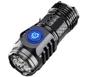 Three-Eyed Monster Mini Flash Super Power flashlight Rechargeable Portable Outdoor Lighting Long-Range Powerful Flash Lights