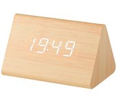 Reloj Despertador Inteligente LED de Madeira