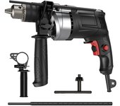 Taladro eléctrico de impacto multifunción, herramientas eléctricas de perforación de agujeros de pared para el hogar, corte de piedra de Metal y madera, velocidad Variable