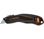 Navaja Truper 18 Cm con Cúter de Seguridad