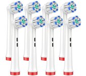 Cabezal de repuesto para cepillo de dientes eléctrico Oral B, cerdas ultra suaves para el cuidado de encías sensibles, paquete de 8
