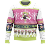 Chibi Christmas Muzan Kibutsuji Demon Slayer Ugly Christmas Sweater Christmas Sweater Gift Santa Claus Pullover 3D Sweatshirt