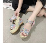 Heeled Sandals Summer Women Elegant Woman Shoes Platform Wedge Designer Womens Luxury Heels Comfortable Women's Fashion Sandal