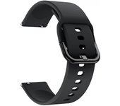 IMATICA LOS PALACIOS - Correa Reloj Silicona Negra 20mm Compatible con Huawei Watch Samsung Xiaomi