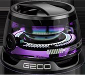 VIKEFON Smart Bluetooth 5.3 Speaker with RGB Color Light and Magnetic Phone Holder Stereo Surround For Kids Gift Home Party