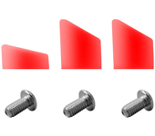 For Xiaomi Mijia MI M365 1S M187 Pro E-Scooter Tire Splash Fender with Rear Taillight Front Back Guard Mudguard screw Line