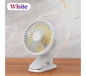 Mini Ventilador con Clip portátil, carga USB, silencioso, eléctrico de escritorio, alta calidad, dormitorio de estudiantes, pequeño Ventilador de refrigeración
