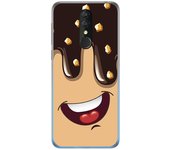 Tumundosmartphone Funda Gel Tpu para Alcatel 3 2019 diseño Helado Chocolate Dibujos
