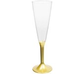 MONOUSO | Copa Reutilizable PS Pie Oro Cava 160ml 2P (200 Uds)