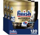 Finish Powerball Ultimate Plus All in 1 - 120 Pastillas para Lavavajillas (Pack 3x40 Pastillas)