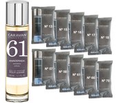 CARAVAN FRAGANCIAS Perfume de Hombre Nº66 de 150 ml + Set de 10 Viales de Fragancias Masculinas distintas de Caravan para descrubir nuevos aromas