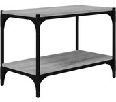 vidaXL Mueble para TV contrachapada acero 60x33x41 cm, Mueble de Salon, Mueble TV, Mueble TV salon, Mesa de TV, Mueble tele
