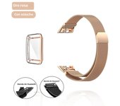Metal Strap For Huawei Band 6 7 Band With TPU Case Screen Protector Soft Film Honor 6 Bracelet Milanese Magnetic Loop Watchband