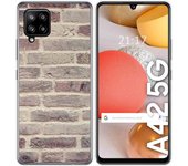 Tumundosmartphone Funda Gel Tpu para Samsung Galaxy A42 5G diseño Ladrillo 01 Dibujos