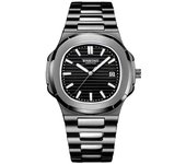 BINBOND Men Luxury Watch Casual Business Clock Automatic Watches Mens Waterproof Fashion Quartz Wristwatches Reloj Hombre B1885