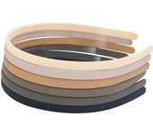 4/5/6pcs Fashion Matte Headband For Women Girls Thin Headband Female Plastic Teeth Hairbands Simple Hair Accessories Mix Styles