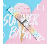 20mm 22mm Candy Colored Resin Strap For Samsung Watch4/5, Huawei Watch4/3 bango gt4, GT3 series huawei bracelet