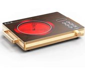 Placa vitroceramica portatil, cocina electrica 2200W, placa de induccion para cocinar, Sokany