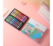 12/24/36/48PCS Colorful Morandi Oil Pastels Professional Beginner Crayon Macaron Oil Paint