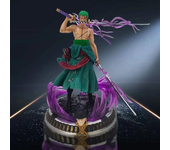 20cm One Piece Action Figure Three-Knife Fighting Skill Roronoa Zoro Anime Model Zoro Figures Decorations PVC Toy Gift