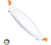 Ledkia Placa LED 12W Circular SwitchCCT Corte Ø 155 mm Compatible con Mando RF V2 Seleccionable (Cálido-Neutro-Frío)