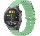 Correa de silicona Ocean para Huawei Watch GT 5 - 46mm / GT 5 - 46mm / GT 4 - 46mm / Amazfit GTR 4 / Bip 5 / Garmin Vivoactive 4, Ancho 22mm