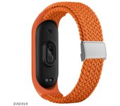 Bracelet for Mi band 7 Strap Elastic adjustable metal Nylon Braided Miband4 miband 5 correa pulseira for xiaomi Mi band 4 3 5 6