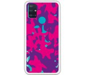 Funda compatible con Samsung Galaxy M51 - Militar Lila