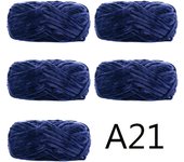 5pcs X100g Soft Velvet Yarn For Knitting Sweater Scarf Blankets Thick Crochet Yarn Threads