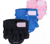 Reusable Dog Nappies, Super Absorbent Washable Dog Period Pants, Skirt Design Dog Season Pants, Dog Heat Pants, Dog Diapers Female, Pet Sanitary