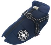 Chaqueta Para Perro With Harnés Impermeable Y Cálida Para Invierno Adecuada Para Pequeños Y Grandes Bastones Chihuahua Bulldog Francés Ropa De Perro