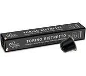 100 Capsulas de Aluminio Compatibles Nespresso - (10 Estuches X 10 ) Café Ristretto - Torino