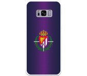 Funda original compatible con Samsung Galaxy S8 - Valladolid Escudo Fondo Lila