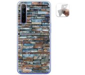 Tumundosmartphone Funda Gel Tpu para Realme 6 diseño Ladrillo 05 Dibujos