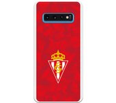 Funda original compatible con Samsung Galaxy S10 - Sporting Trama Roja