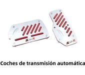 New 2/3pcs Universal Non-Slip Aluminum Manual Transmission Car Pedal Cover Set Kit Pedali Red/Blue/Silver Car Accessories