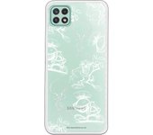 Funda original compatible con Samsung Galaxy A22 5G - Patron Esbozos Blanco