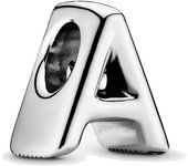 925 Sterling Silver 26 Letters A-Z Alphabet Bead Fit Pandora Charms Silver 925 Original Bracelet for Jewelry Making