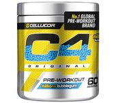 C4 Original Pre-Entreno con beta-alanina, creatina, L-arginina y cafeína. 60 servicios. Cellucor